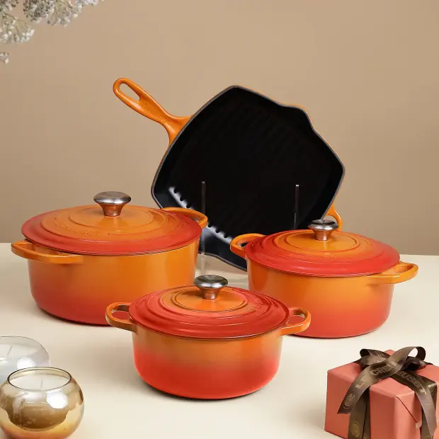 Cast Iron Cookware Set of 4