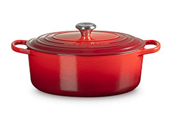 Evo Oval Casserole 31 Cm-Cherry Red