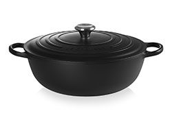 Evo Bouillabaisse Pot 32 Cm-Satin Black