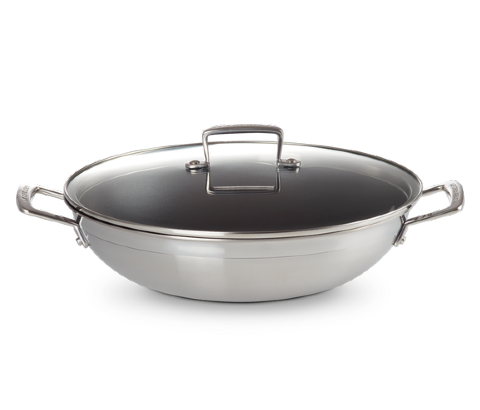 3 Ply Wok & Glass Lid